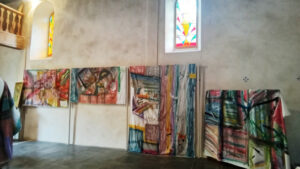 Exposition «Drapés Artistiques» Matières et Couleurs